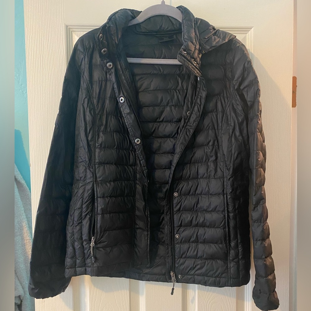 Macy's Black Puffer Insulated Jacket
